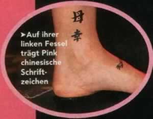 Pink tattoos